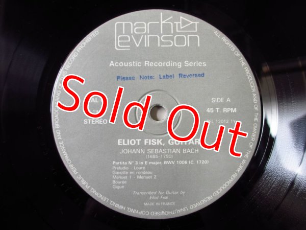 画像3: Eliot Fisk / Plays Scarlatti And Bach (3)