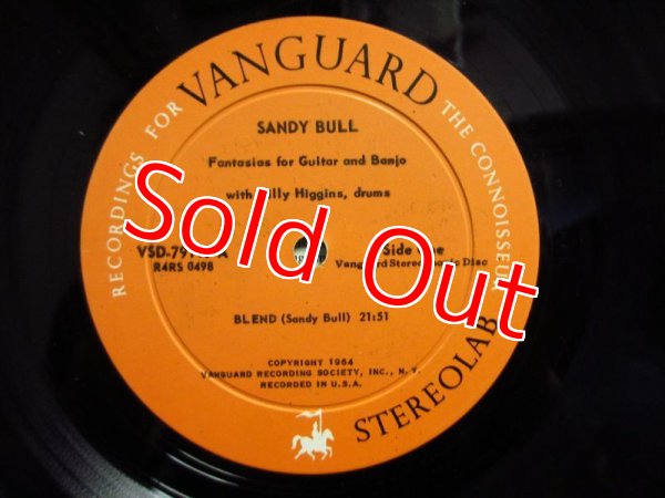 画像3: Sandy Bull With Billy Higgins / Fantasias For Guitar And Banjo (3)