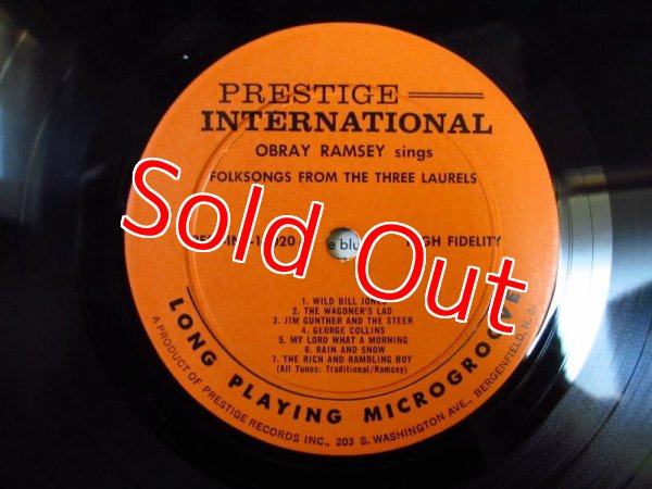画像3: Obray Ramsey / Obray Ramsey Sings Folksongs From The Three Laurels (3)