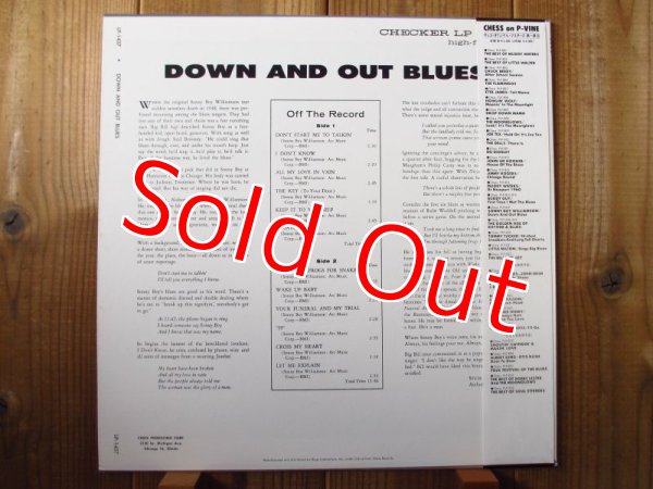 画像2: Sonny Boy Williamson / Down And Out Blues (2)