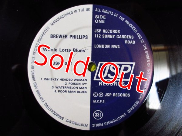 画像3: Brewer Phillips / Whole Lotta Blues (3)