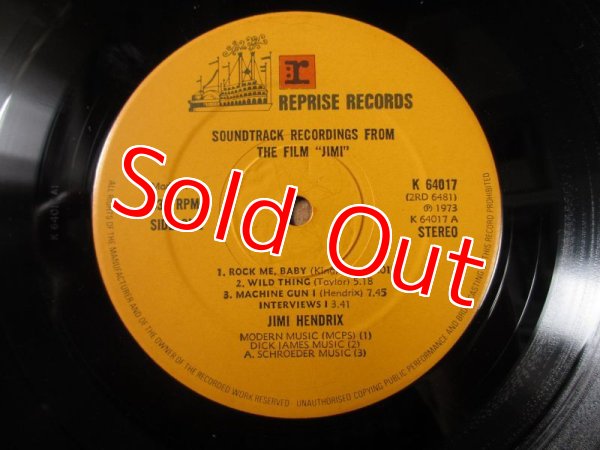画像4: Jimi Hendrix / Sound Track Recordings From The Film "Jimi Hendrix" (4)