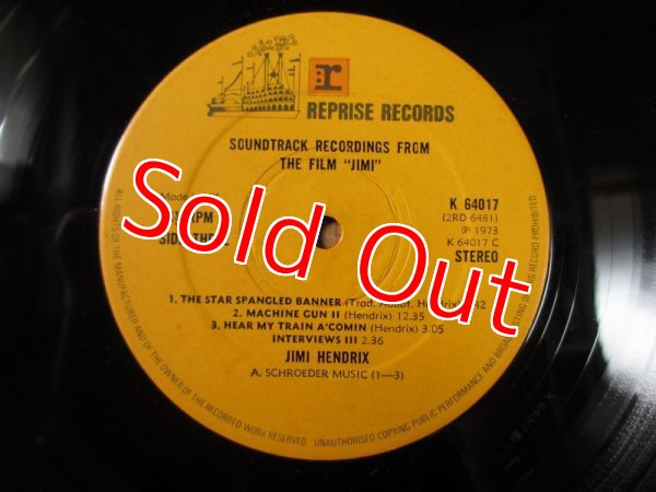 画像5: Jimi Hendrix / Sound Track Recordings From The Film "Jimi Hendrix" (5)