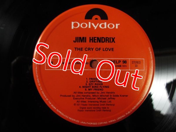 画像3: Jimi Hendrix / The Cry Of Love (3)