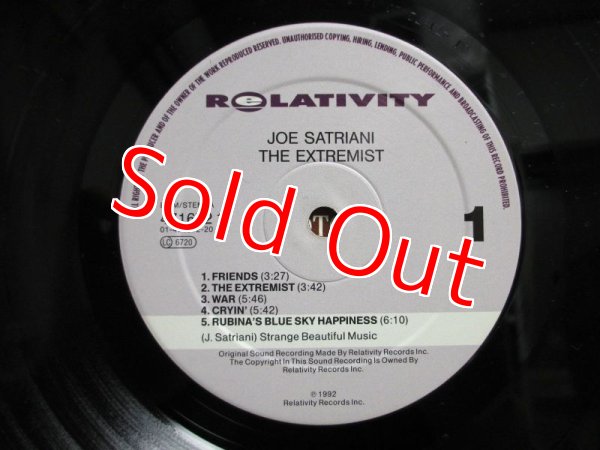 画像3: Joe Satriani / The Extremist (3)