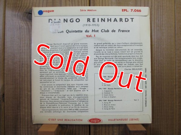 画像2: Django Reinhardt Et Son Quintette Du Hot Club De France / Vol. 1 (2)
