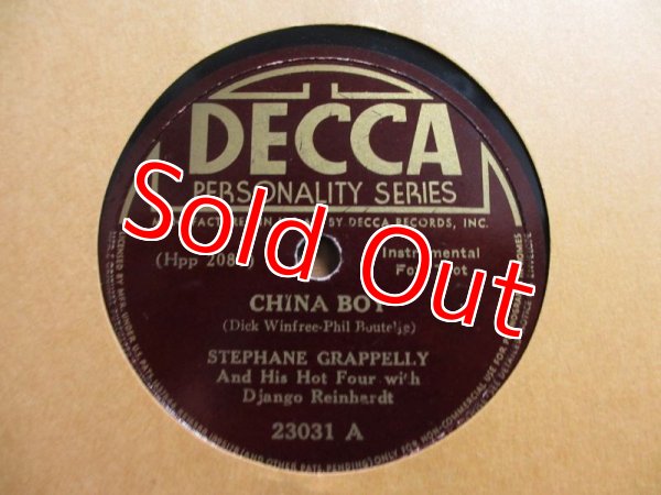 画像1: Django Reinhardt & Stephan Grappely / China Boy - Moonglow (1)