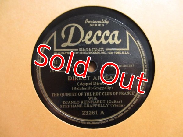 画像1: Django Reinhardt / Direct Appeal - My Melancholy Baby (1)