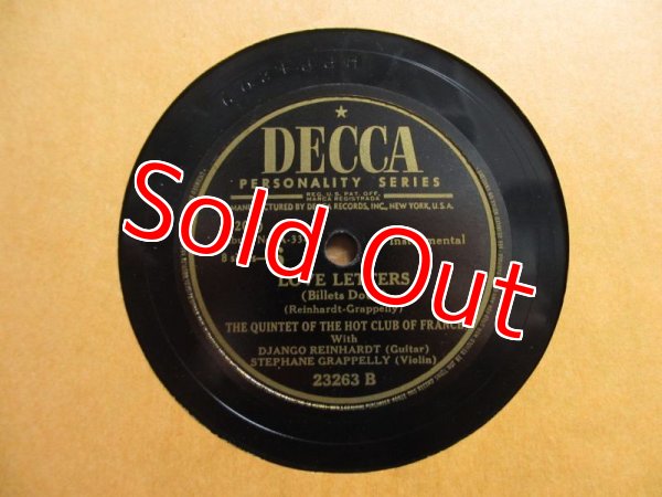 画像2: Django Reinhardt / The Japanese Sandman - Love Letters (2)