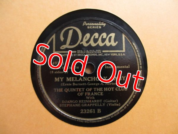 画像2: Django Reinhardt / Direct Appeal - My Melancholy Baby (2)