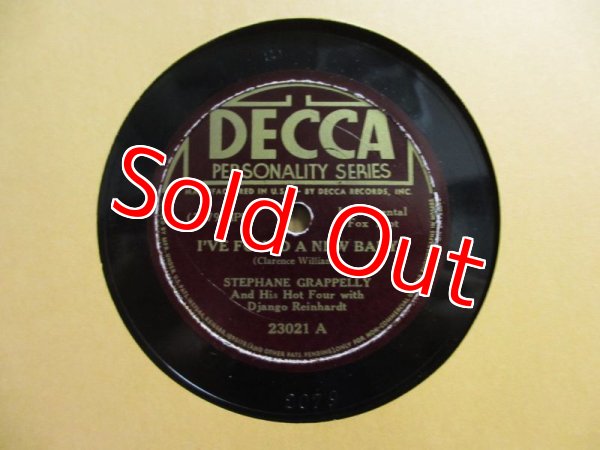 画像1: Django Reinhardt / I've Found A New Baby - Limehouse Blues (1)