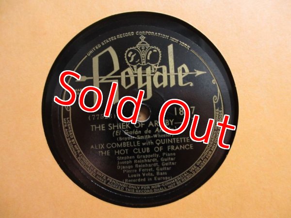 画像2: Django Reinhardt / Your Sweet Smile (Tu Dulce Sonrisa) - The Sheik Of Araby (El Galan De Arabia) (2)