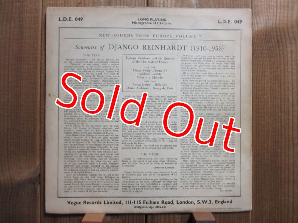 画像3: Django Reinhardt / Souvenirs Of Django Reinhardt Vol.1-3（3枚セット） (3)