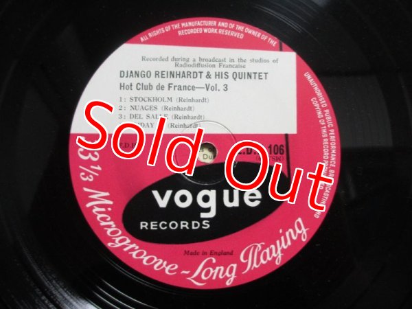 画像10: Django Reinhardt / Souvenirs Of Django Reinhardt Vol.1-3（3枚セット） (10)