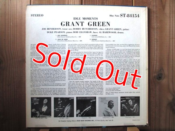 画像2: Grant Green / Idle Moments (2)
