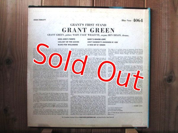 画像2: Grant Green / Grant's First Stand (2)