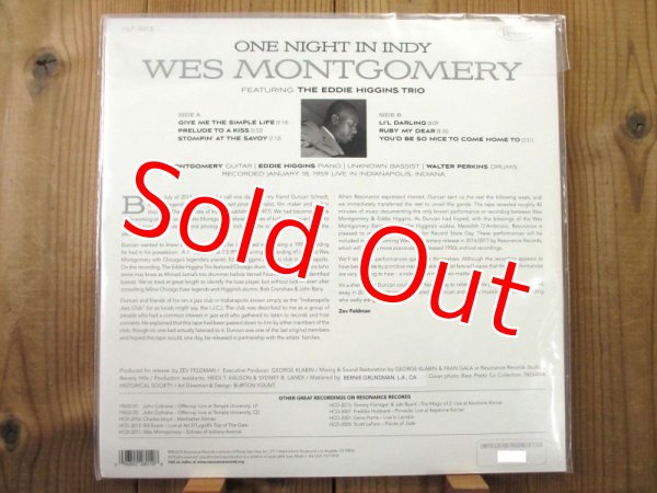 画像2: 再入荷！今や入手困難！ウェスモンゴメリー未発表音源&バーニーグランドマン！■Wes Montgomery / One Night in Indy (2)