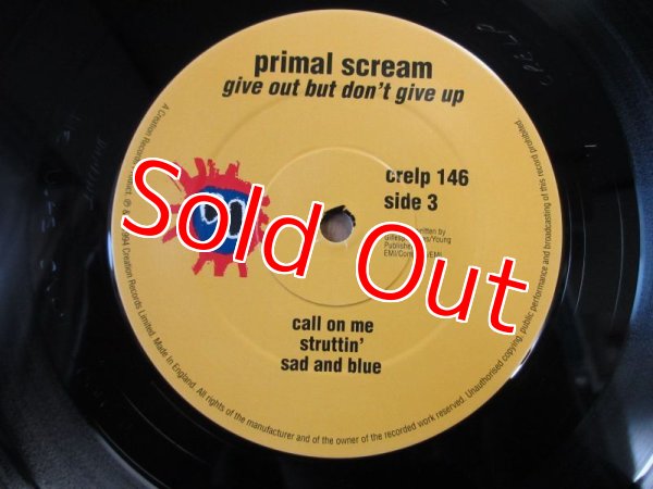 画像5: Primal Scream / Give Out But Don't Give Up (5)
