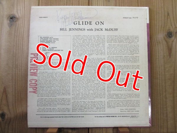 画像2: Bill Jennings With Jack McDuff / Glide On (2)