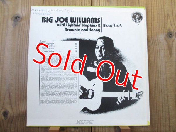 画像2: Big Joe Williams With Lightnin' Hopkins & Brownie McGhee & Sonny Terry / Blues Bash (2)