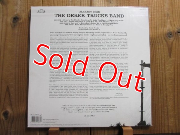 画像2: 高音質180g重量盤！■The Derek Trucks Band / Already Free (2)