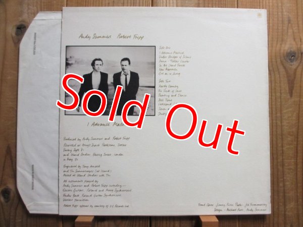 画像2: Andy Summers & Robert Fripp / I Advance Masked (2)