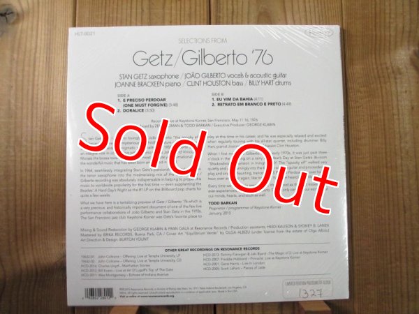画像2: Stan Getz & Joao Gilberto / Selections from Getz/Gilberto '76 (2)