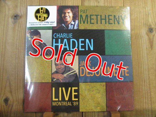 画像1: パットメセニー最強トリオのアナログ盤入荷！■Pat Metheny & Charlie Haden & Jack DeJohnette / Live Montreal '89 (1)