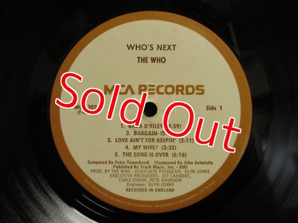 画像3: The Who / Who's Next (3)