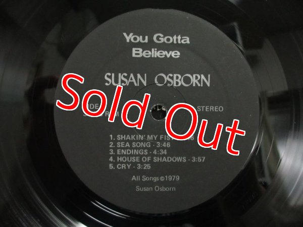 画像3: Susan Osborn / You Gotta Belive (3)