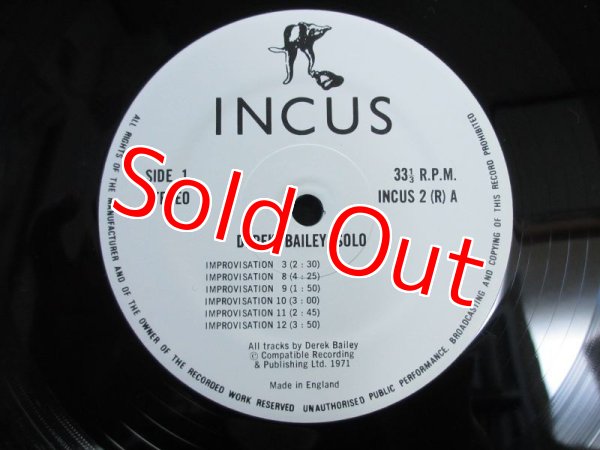 画像3: Derek Bailey / Solo (3)