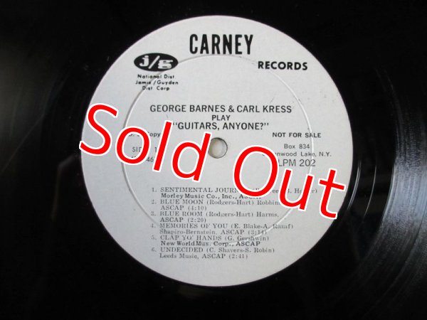 画像3: George Barnes & Carl Kress / Guitars, Anyone? Why Not Start At The Top? (3)