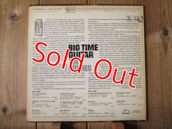 画像2: Tiny Grimes / Big Time Guitar With Organ And Rhythm (2)