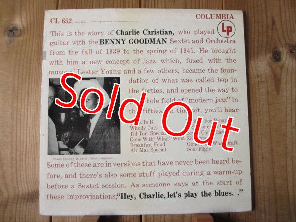 画像1: Charlie Christian With The Benny Goodman Sextet And Orchestra / With The Benny Goodman Sextet And Orchestra (1)