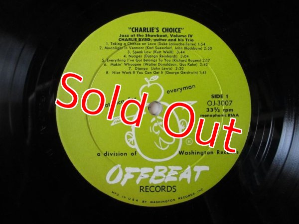 画像3: Charlie Byrd Trio / Charlie's Choice (3)