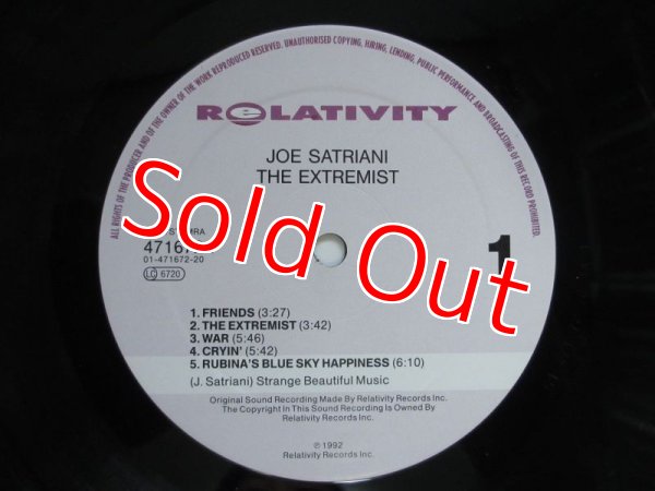 画像3: Joe Satriani / The Extremist (3)