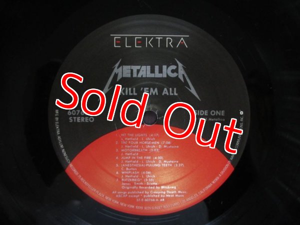 画像3: Metallica / Kill 'Em All (3)