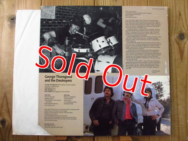 画像2: George Thorogood And The Destroyers / George Thorogood And The Destroyers (2)