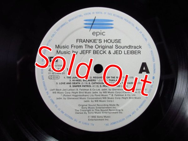 画像3: Jeff Beck & Jed Leiber / Frankie's House (3)