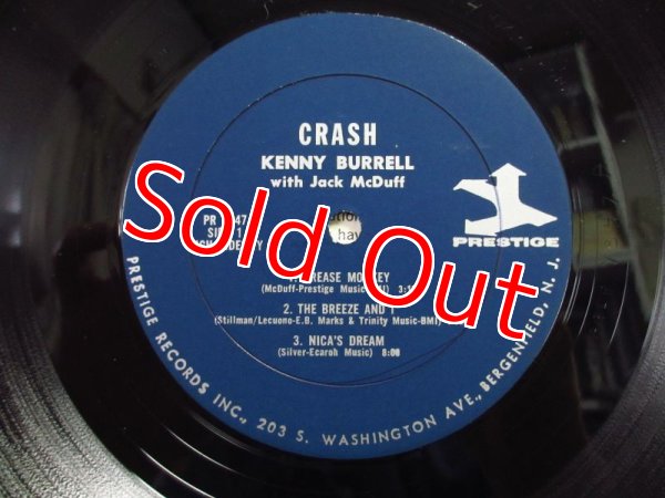 画像3: Kenny Burrell With The Brother Jack McDuff Quartet / Crash! (3)
