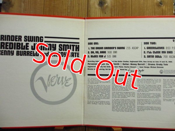 画像2: Featuring Kenny Burrell / The Incredible Jimmy Smith - Organ Grinder Swing (2)