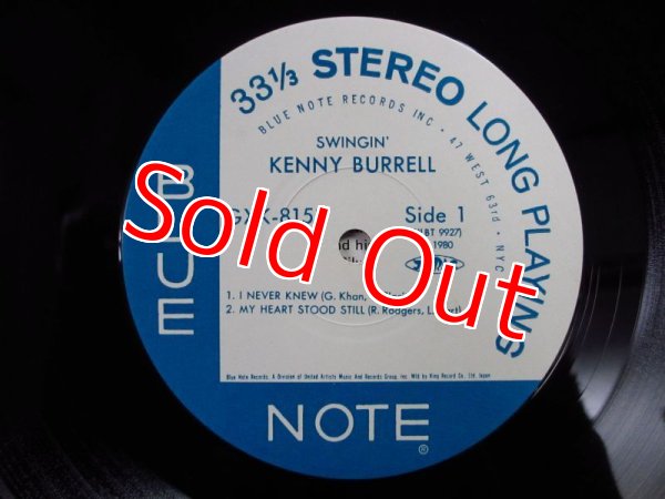 画像3: Kenny Burrell / Swingin' (3)