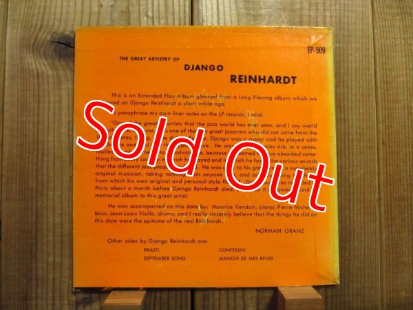 画像4: Django Reinhardt / The Great Artistry Of Django Reinhardt（2枚セット） (4)