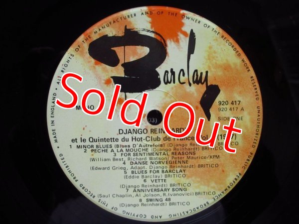 画像8: 2枚セット！■Django Reinhardt / Django Reinhardt Et Le Quintette Du Hot Club De France & Vol. 2 (8)