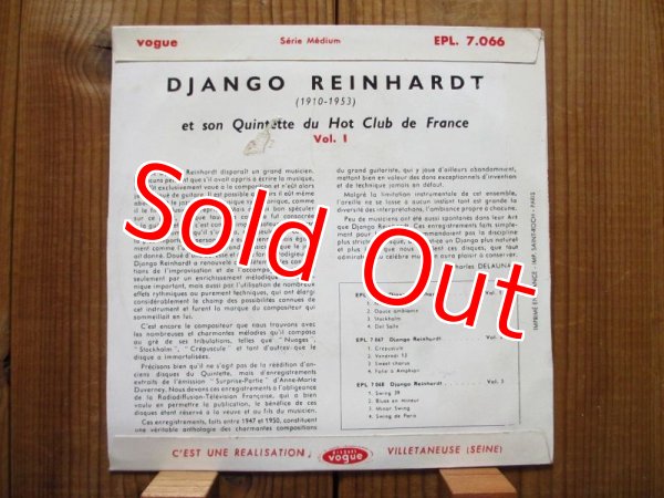 画像2: Django Reinhardt Et Son Quintette Du Hot Club De France / Vol. 1 (2)