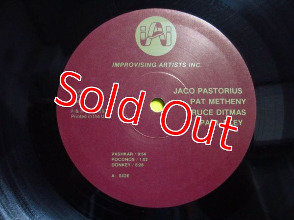 画像3: Jaco Pastorius & Pat Metheny & Bruce Ditmas & Paul Bley / Jaco (3)