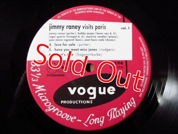 画像3: Jimmy Raney / Vol.1 & 2 - Visits Paris & With Sonny Clark（2枚セット） (3)
