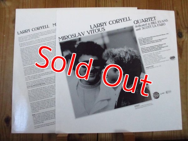 画像2: Larry Coryell, Miroslav Vitous / Quartet - Dedicated To Bill Evans And Scott La Faro (2)