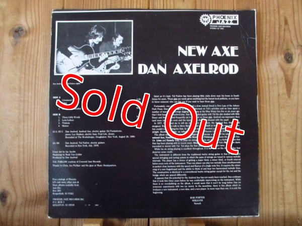 画像2: 伝説の名エンジニア、ルディヴァンゲルダー録音！VAN GELDER刻印付！タルファーロウ参加！■Dan Axelrod With Tal Farlow / New Axe (2)