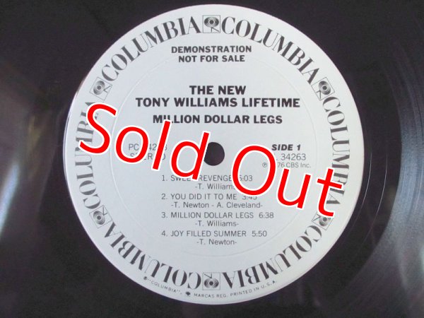 画像3: 【LP】The New Tony Williams Lifetime / Million Dollar Legs (3)